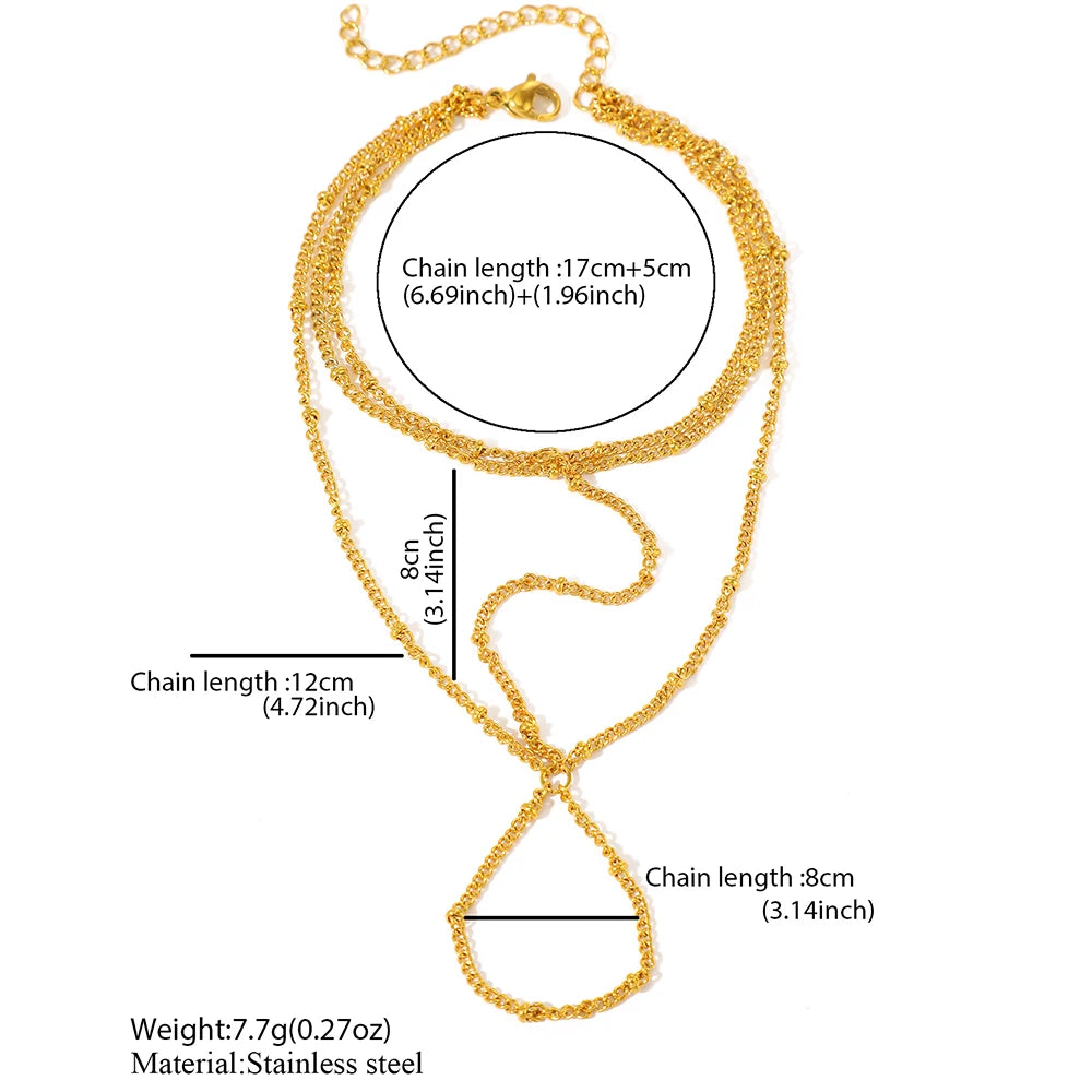 Velara - Luxe Linked Bracelet Ring