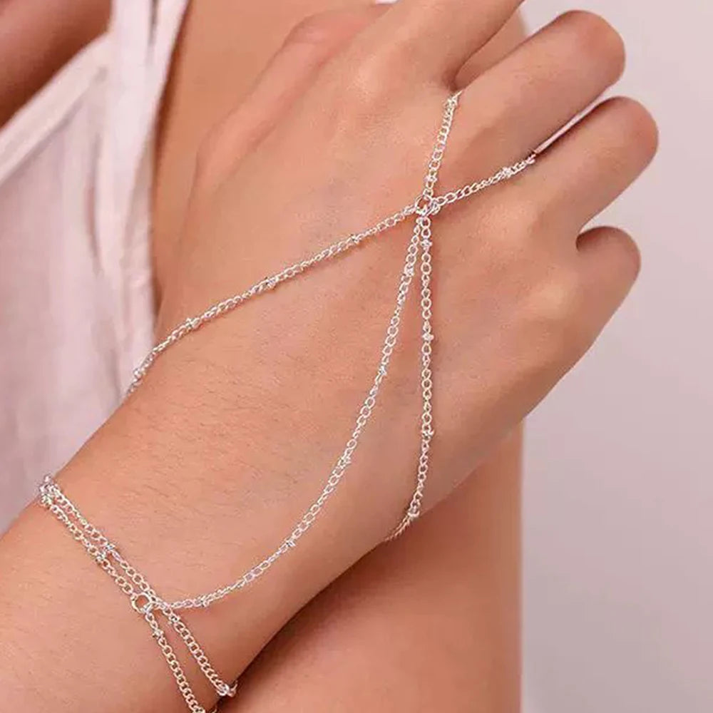Velara - Luxe Linked Bracelet Ring