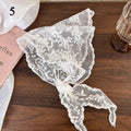 Velara - Floral Lace Triangle Scarf
